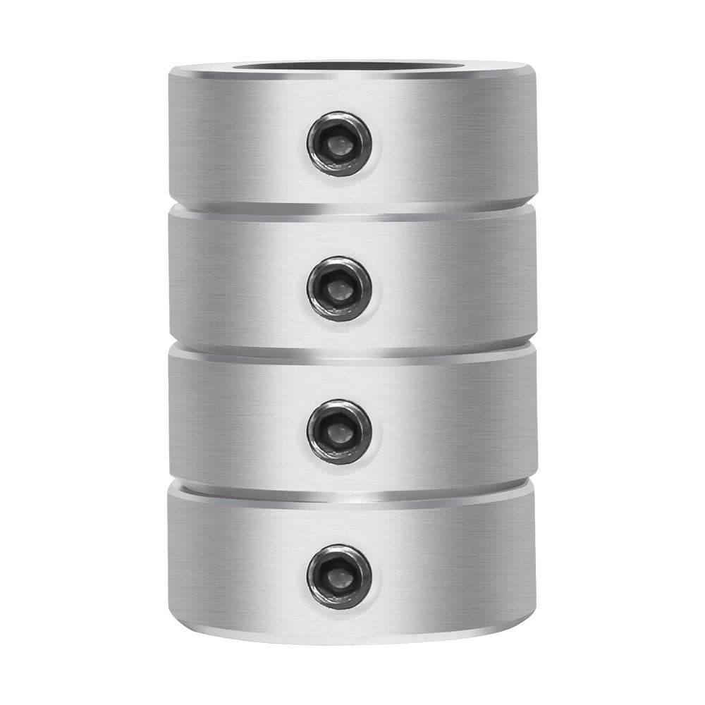 1/2" Bore Solid Steel Style Zinc Plated Set Screw Shaft Collars