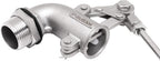 Adjustable Float Ball Valves - 1" NPT Male Thread Stainless Steel 304 Elbow Flow Control Float Valve for Automatic Water Level Control Tank Pond Water Tower