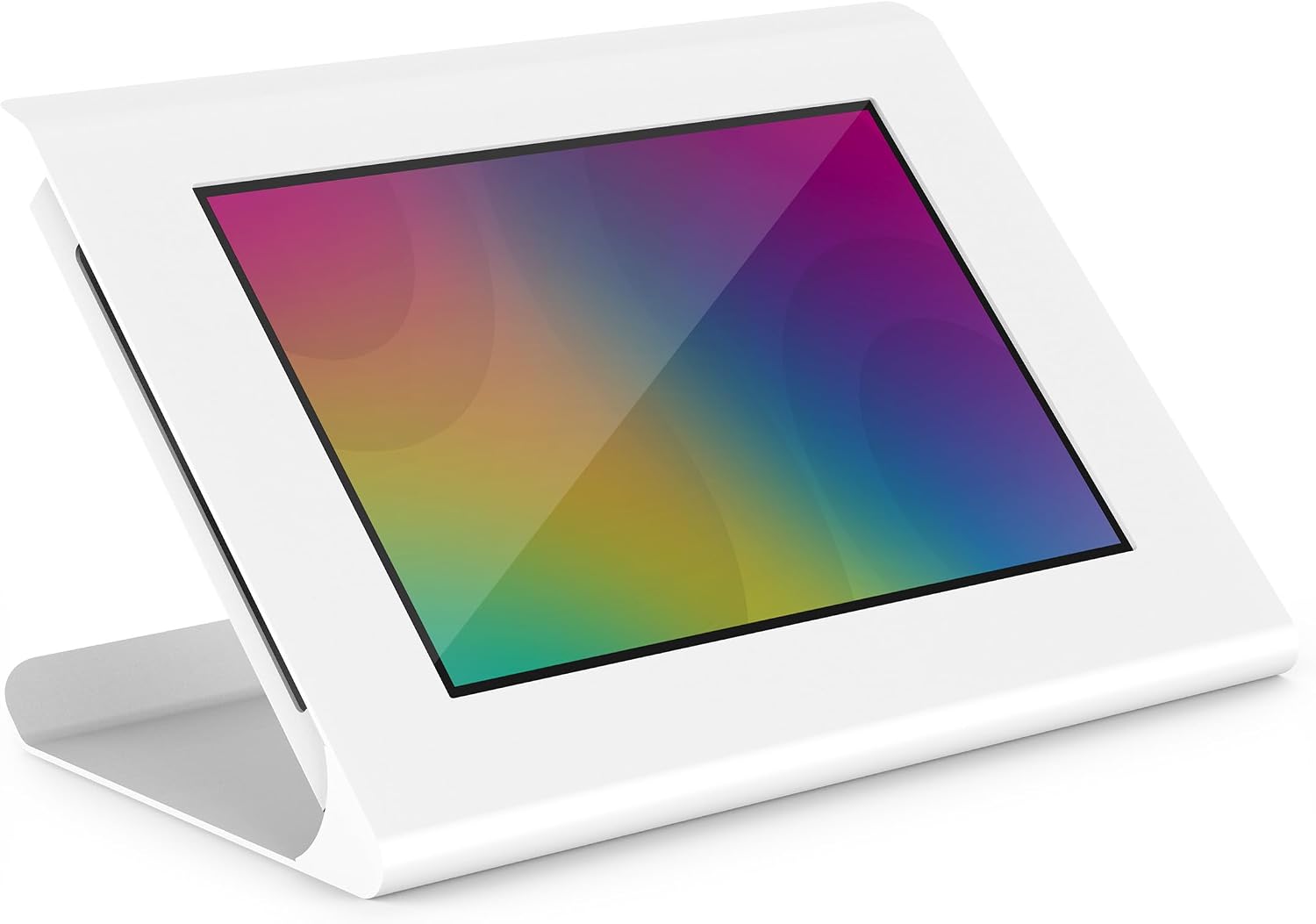 iPad & Tablet Kiosk Stand, Anti-Theft Secure Enclosure for 10.2"–11" iPad & Samsung Tablets, Countertop or Wall