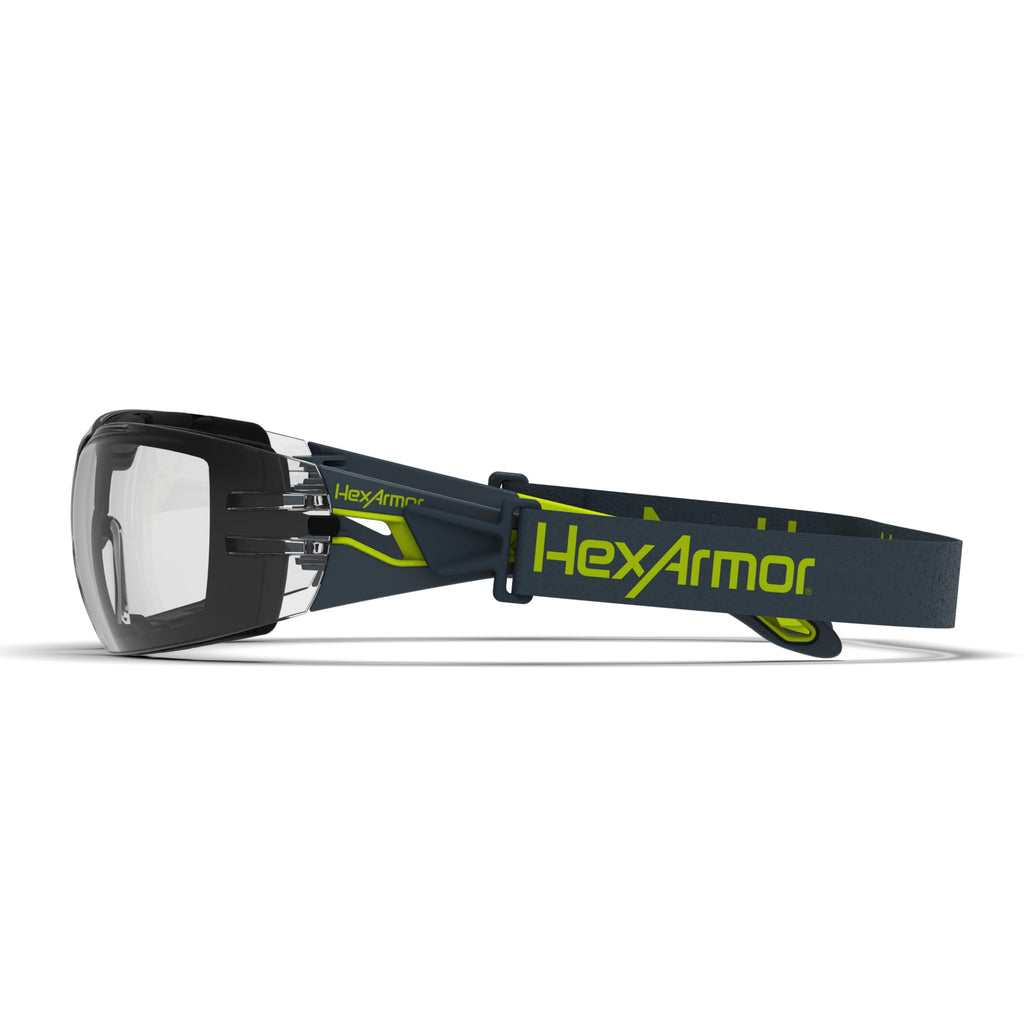MX200G Clear Anti Fog Spoggle Safety Glasses with Foam Gasket