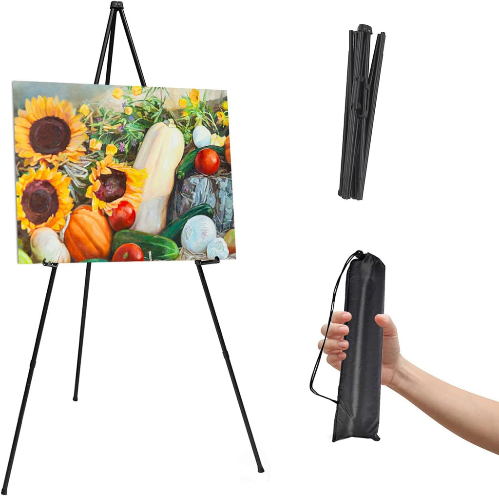 63'' Easel Stand for Wedding Sign & Poster, Adjustable Easels for Display | Portable Welcome Sign Stand,Poster Stand