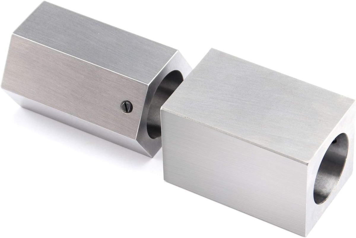 KEILEOHO 5C Collet Block Set, 5C Collet Closer, Compatible with Round/Hex/Square 5C Collets Block for Lathe & Milling
