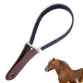 Horse Shedding Brush, Dual Sided Stainless Steel Grooming Tool