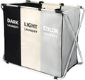 180L Large Laundry Basket, Freestanding Laundry Hamper, Collapsible Tall Clothes Hamper with Handles for Dirty