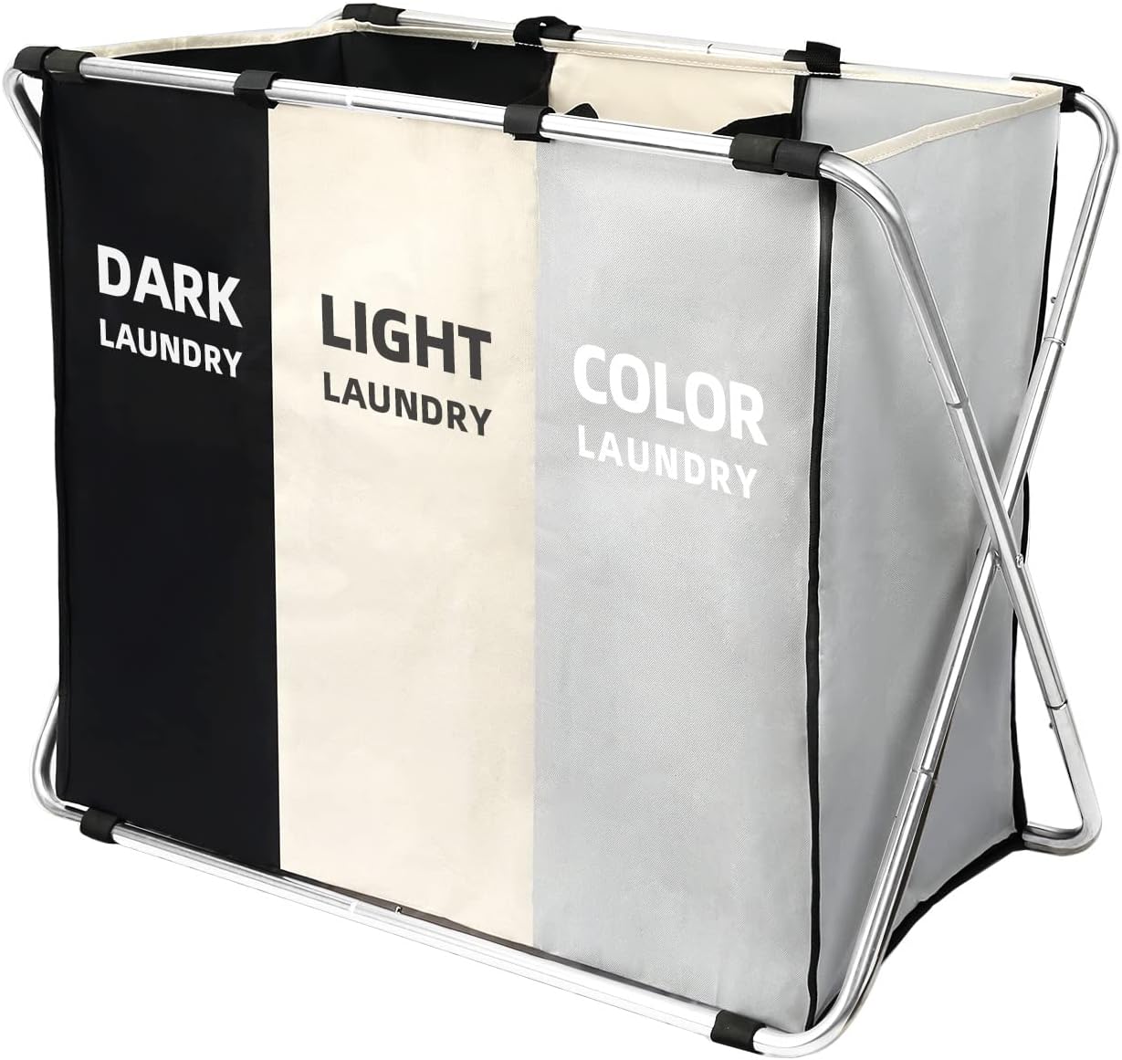 180L Large Laundry Basket, Freestanding Laundry Hamper, Collapsible Tall Clothes Hamper with Handles for Dirty
