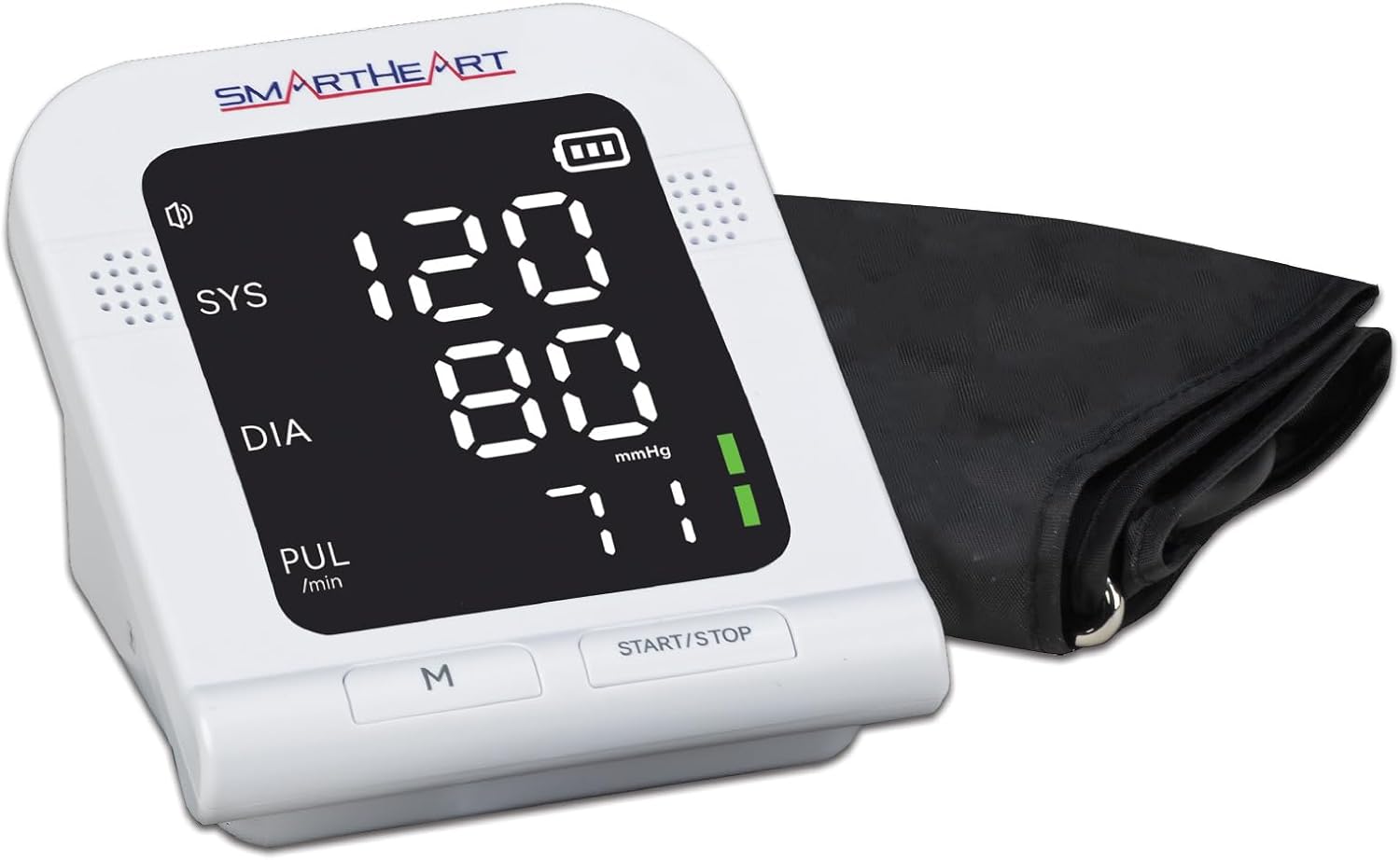 Blood Pressure Monitor | Wide-Range Upper Arm Cuff | Audible English Spanish Instructions and Results for Visually