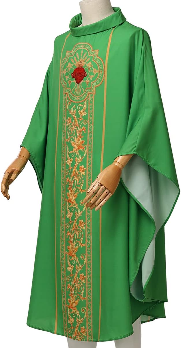 Celebrants Chasuble Mass Vestments Robe Costume