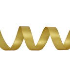 Gold Double Faced Satin Ribbon, 1/2 Inch Continuous 25 Yards