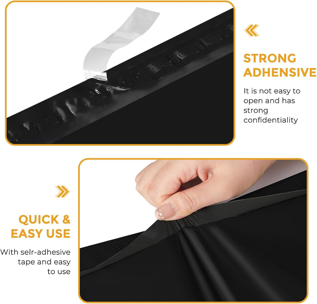 Poly Mailers 10x13 1000 Pack, Self-Seal Shipping Bags for Clothing