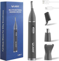 Nose Hair Trimmer for Men, Painless 3 in 1 Grooming Kit for Nose, Ear, Eyebrow & Body Hair, Rechargeable No Pull No