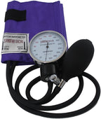 Aneroid Sphygmomanometer - Bp Cuff with Stethoscope - Purple | Manual Blood Pressure Cuff Durable and Carrying Case