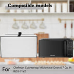 Microwave Oven Cover for Chefman 0.7 Cu. Ft Countertop Microwave Oven
