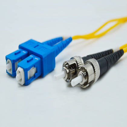 OS2 Single-Mode Fiber Patch Cable, SC to ST | 3M (9.84ft)