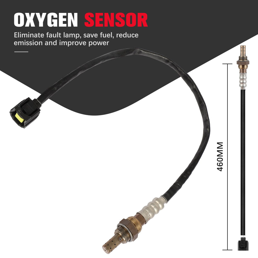 QIJIAUTO 2PCS O2 Oxygen Sensor Upstream and Downstream Replacement for Jeep