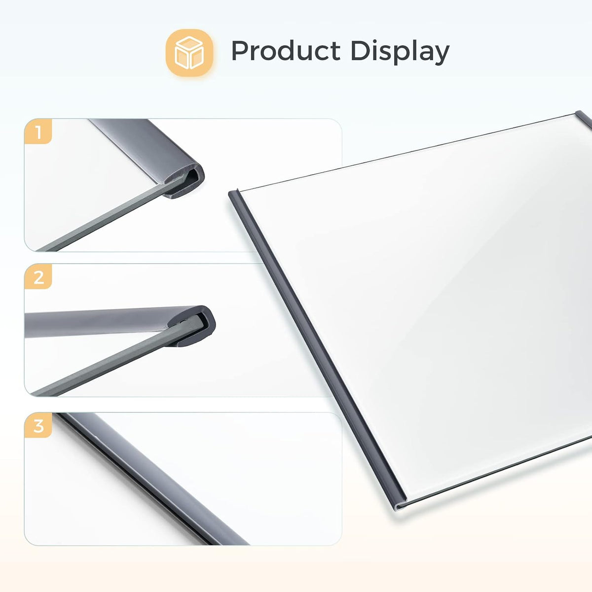 Upgraded W11188040 Refrigerator Glass Shelf (Upper) Compatible with Whirlpool Maytag, Tempered Glass Shelf Parts Replaces W11135529, 4547258, AP6286990, PS12348757, EAP2348757, W11188040RC