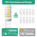 G9 LED Bulb 4W, 6000K Daylight 6 Pack, 40 Watt Eq, G9 Base, 120V