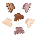 6 Pcs Small Hair Clips Mini Claw Jaw Clips Women Girls Strong Grip