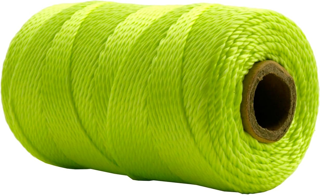 SST - #18 x 500' Twisted Polypropylene Rope Twine Mason Line - Great for Masonry Jobs, DIY Projects, Net Making