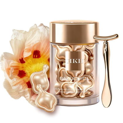 Plant Retinol (Low-Irritation)+ Vitamin C TIME CAPSULE Rapid Skin Renewing Anti-Aging Face Serum Capsules, Improve