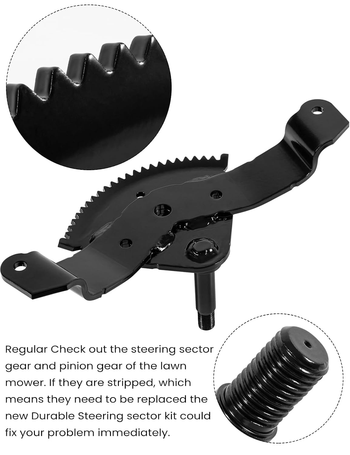 AM136297 Steering Gear for John Deere Lawn Tractor X300 X320 X340 X500 X520 Replace AM136297 M151206