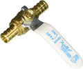 Apollo Valves Apxv1212 Brass Pex Ball Valve Crimp Fitting, 1/2" Dia.