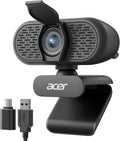 1080p Webcam USB Plug and Play Webcam for PC with Noise Cancellation Microphones Computer Camera for Desktop