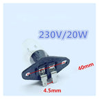 Universal Flat Curved Light Bulb Suitable For Microwave Refrigerator Replacement Repair Parts