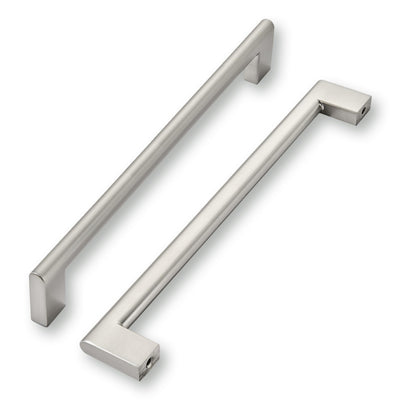 8 Inch Hole Center 2 Pack,Brushed Nickel Cabinet Pulls Heavy Duty Solid Satin Nickel Kitchen Drawer Handle Antique