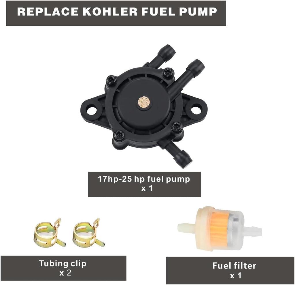 Replace Fuel Pump Briggs 808492 597338 17hp-27hp