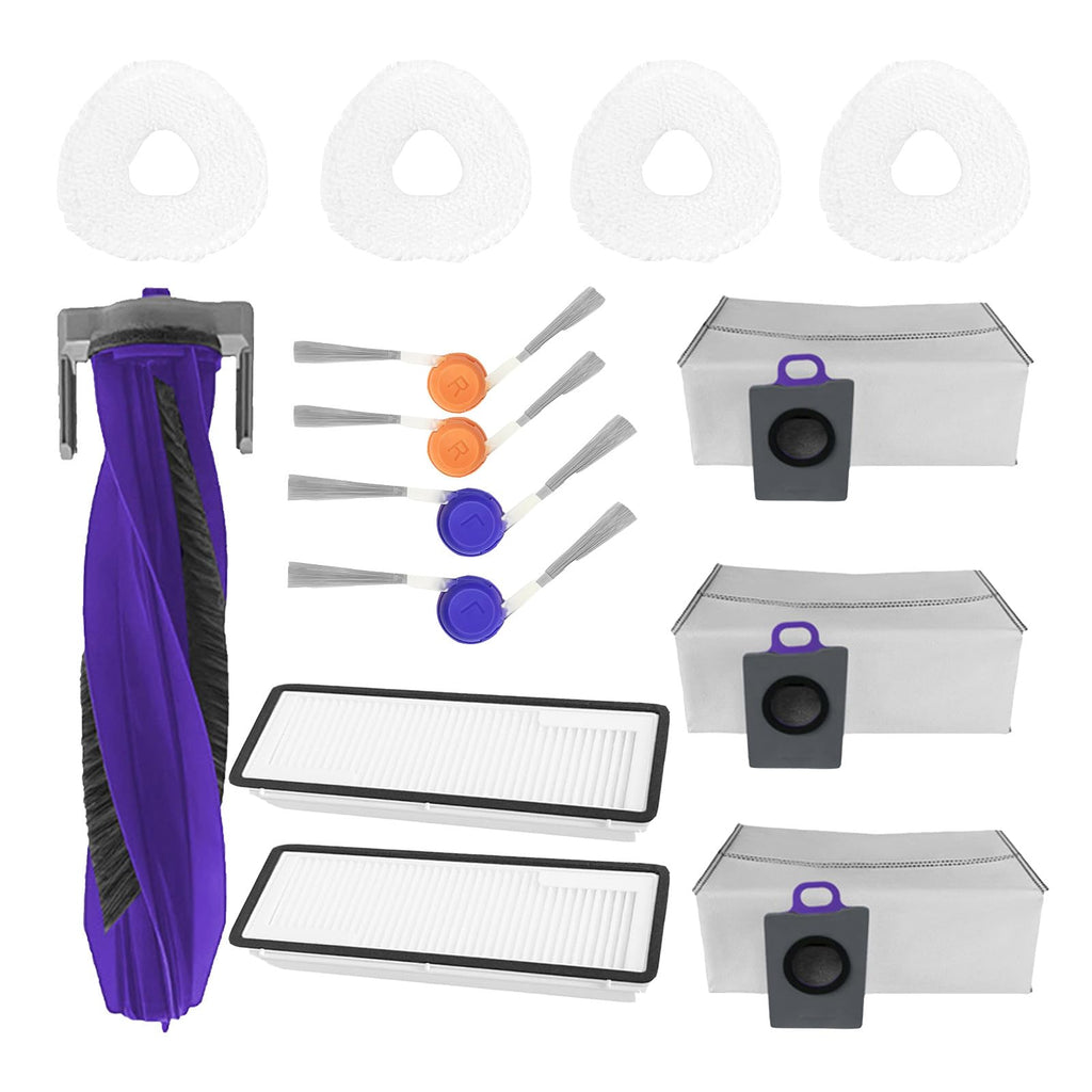 Replacement Accessories Kit For Narwal Freo X10 Pro Robot Vacuum: 14 pack