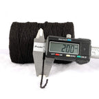 Natural Jute Twine - 328 Feet, Durable Packing String, Black