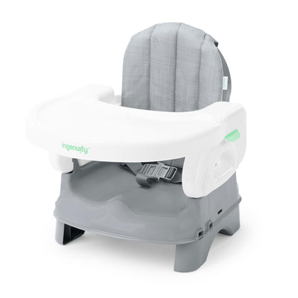 Deluxe Comfort Booster Seat for Kitchen Chair, Compact Fold, Portable, Lightweight, Toddler Booster Seat for Dining