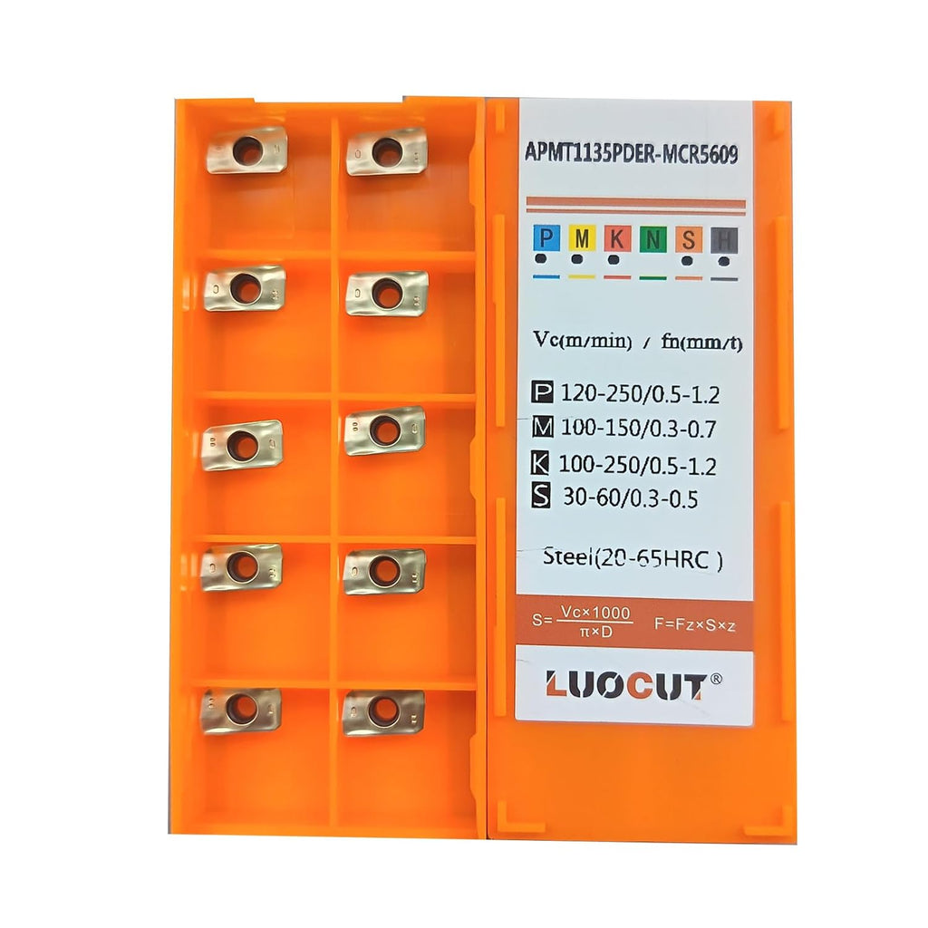20 pcs CNC Carbide milling Inserts APMT1135 Process Titanium Alloys-CR5609