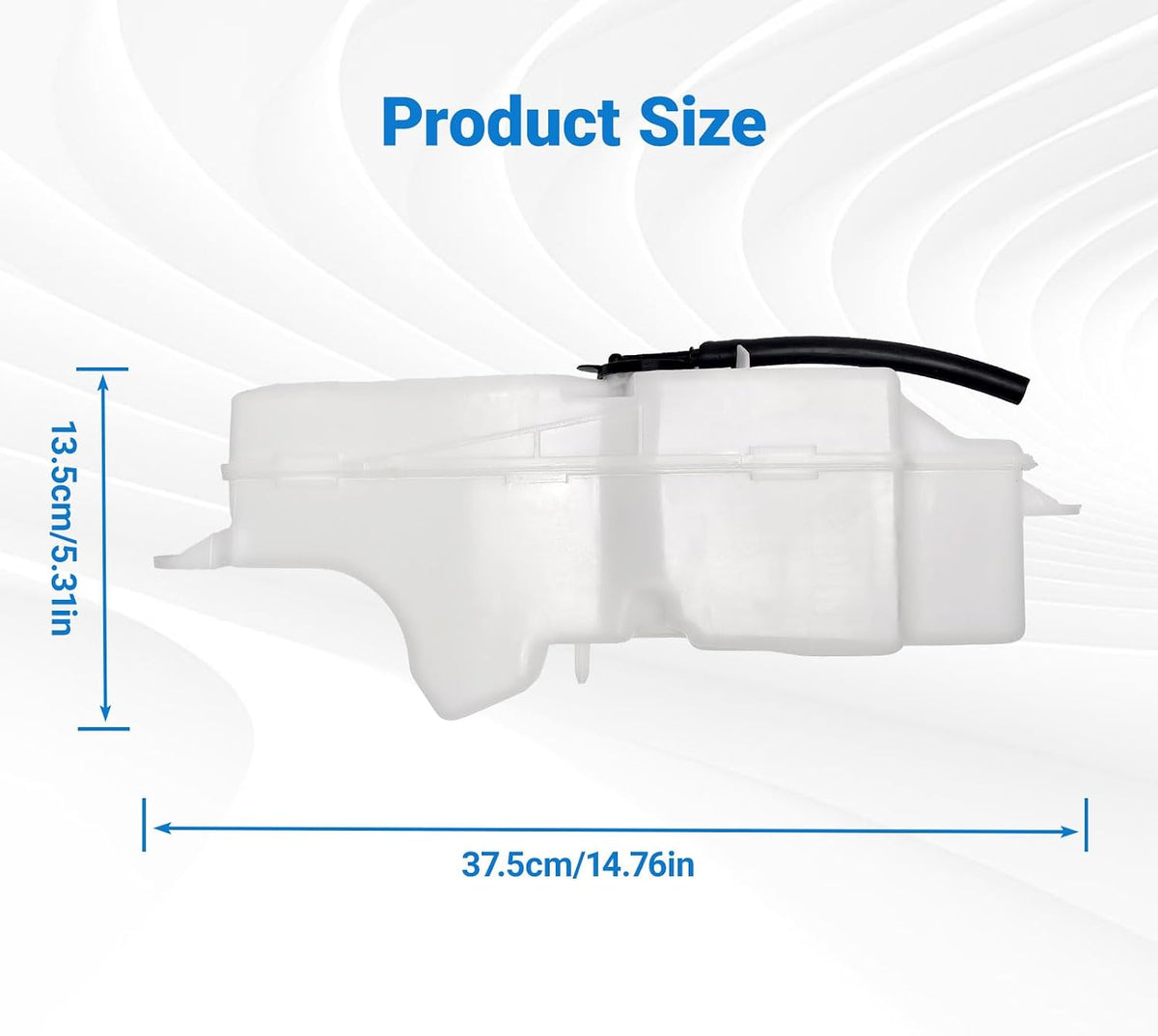 164700V020 Engine Coolant Expansion Reservoir Tank with Cap Compatible with Toyota Avalon 2013-2018, Camry 2012-2017, Lexus ES350 2016-2018 Radiator Reservoir Tank Replaces TO3014135 164700-V020