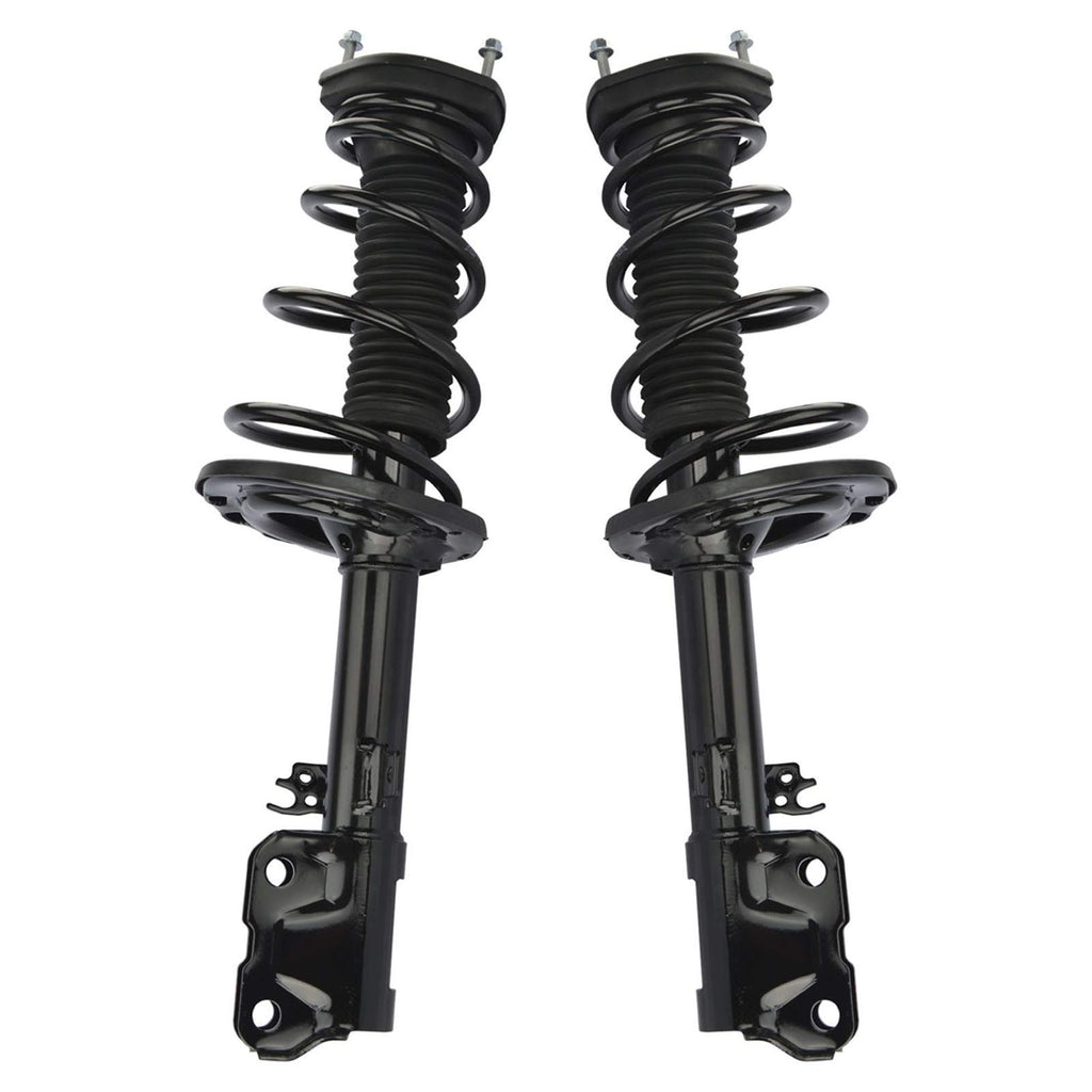 TRQ Rear Strut & Coil Spring Assembly Set Driver & Passenger Sides