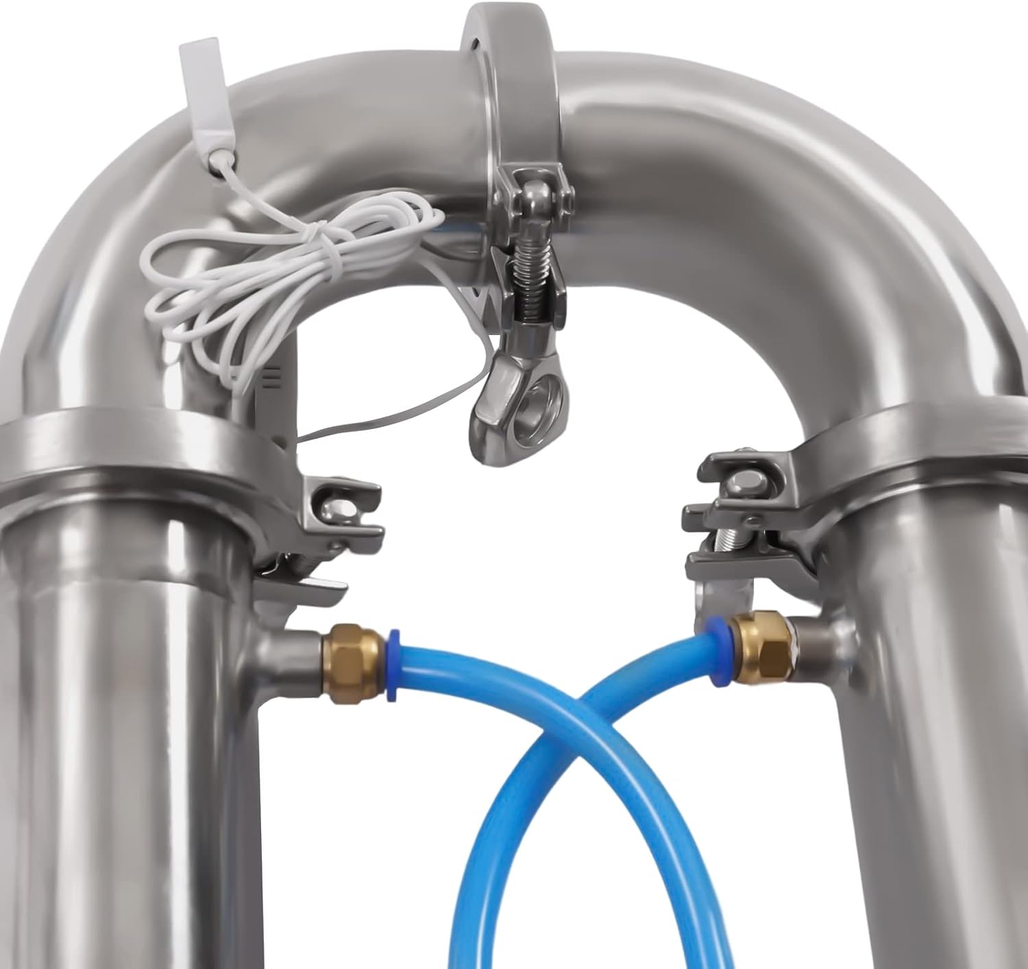 Distilling Equipment, New Tubular Distillation Tower With Sight Glass Copper Mesh 2" Stainless Still Moonshine Reflux