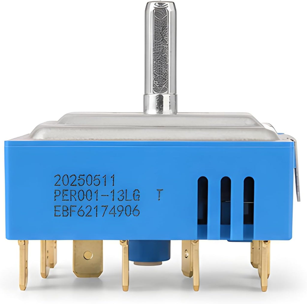 EBF62174901 EBF62174906 Infinite Surface Burner Control Switch for LG Electric Range, OEM Replacement Range Switch Replaces PER001-13LG T PER001-13S T AP6037530 PS11771631, Precise Heat Regulation