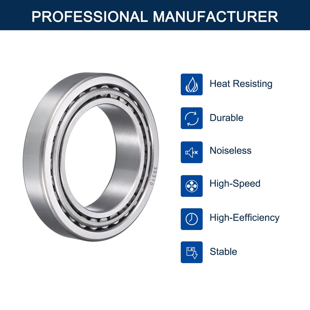 HIPicco 30310 Tapered Roller Bearing Cone and Cup Set
