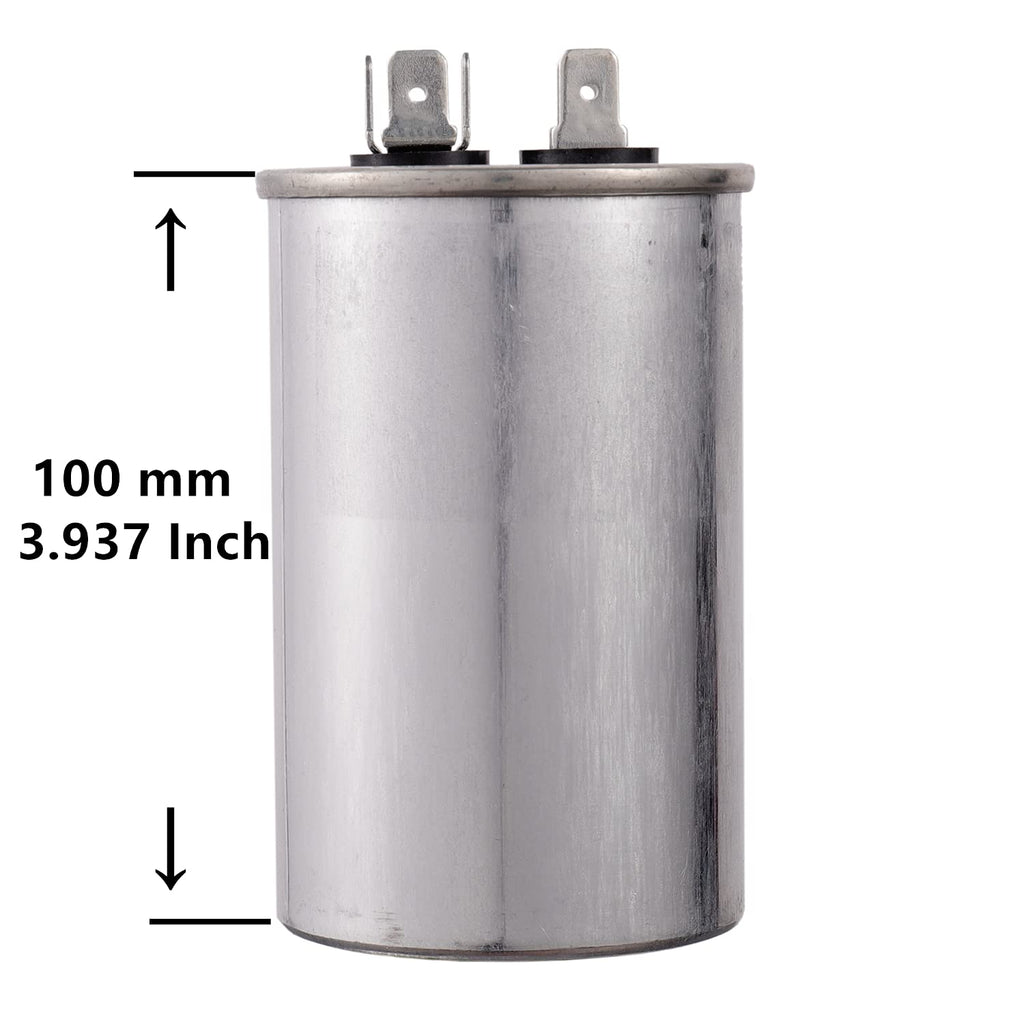 BOJACK 40 uF 370V 450V AC CBB65 Motor and Fan Starting Round Capacitor 40 MFD 10000AFC