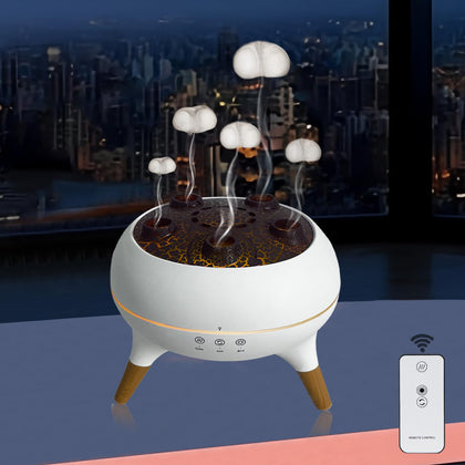 Aroma Diffuser with 7-Color Changing Lights, Quiet Ultrasonic Essential Oil Diffuser for Home, Auto Shut-Off, Cool