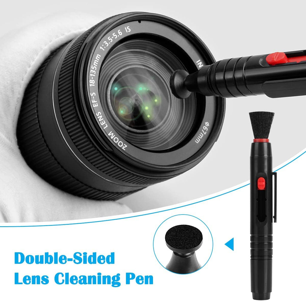 Professional Camera Cleaning Kit(32 pcs), Including Air Blower/Cleaning Pen/Cleaning Spray/Cleaning Cloth/Lens Brush