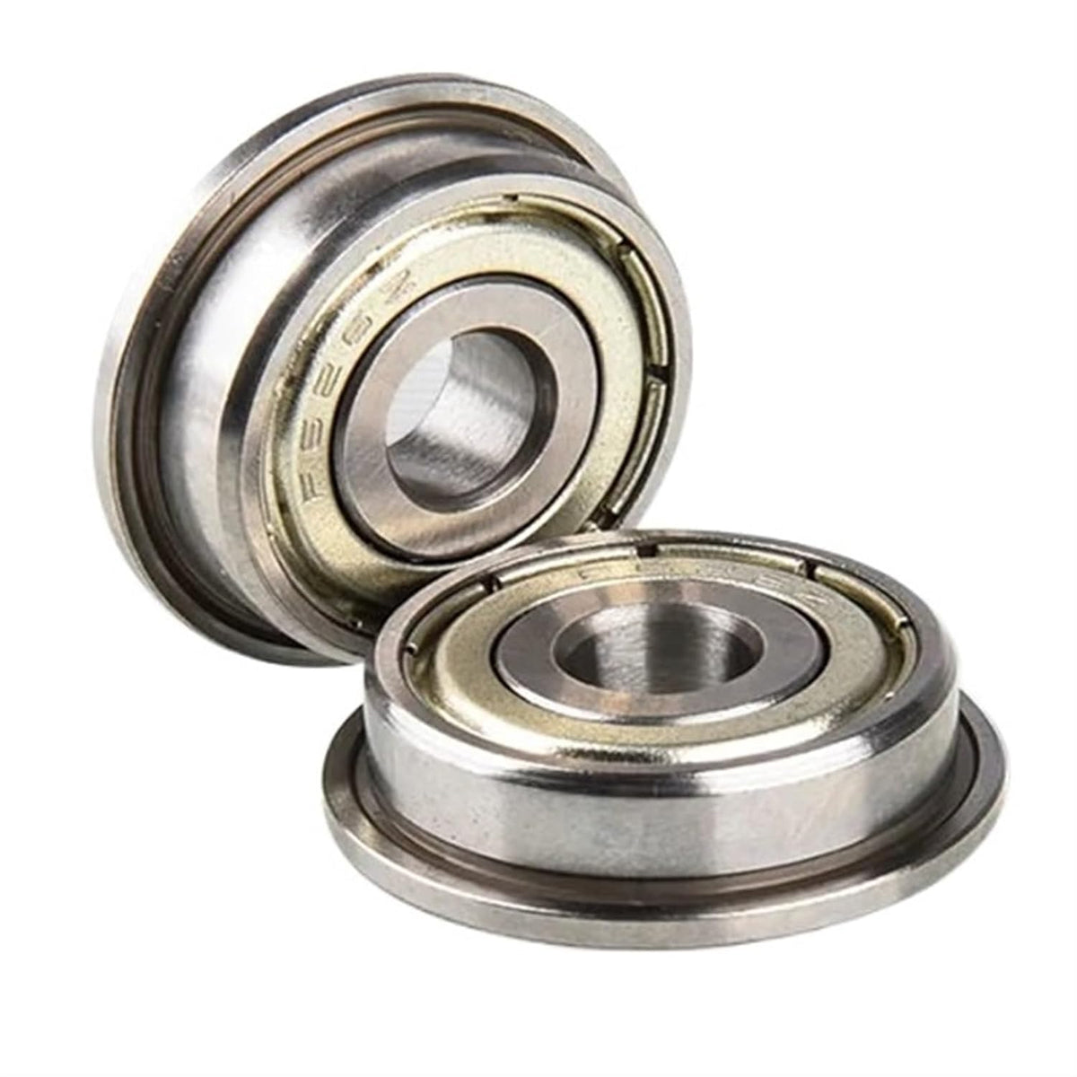 Deep Groove Ball Bearing 1 PC Deep Groove Ball Bearing with Flange F6200 6201 6202 6203 6204 6205 6206ZZ/2RS (Size : F6205-ZZ 25x52x15mm)