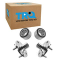 TRQ 2 Piece Front Wheel Bearing & Hub Kit Set