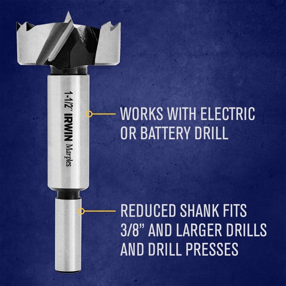 Marples Forstner Bit Set, Wood Drill Bits, Made of Carbon Steel, Ideal for Fine Woodworking, Cabinet-Making and More
