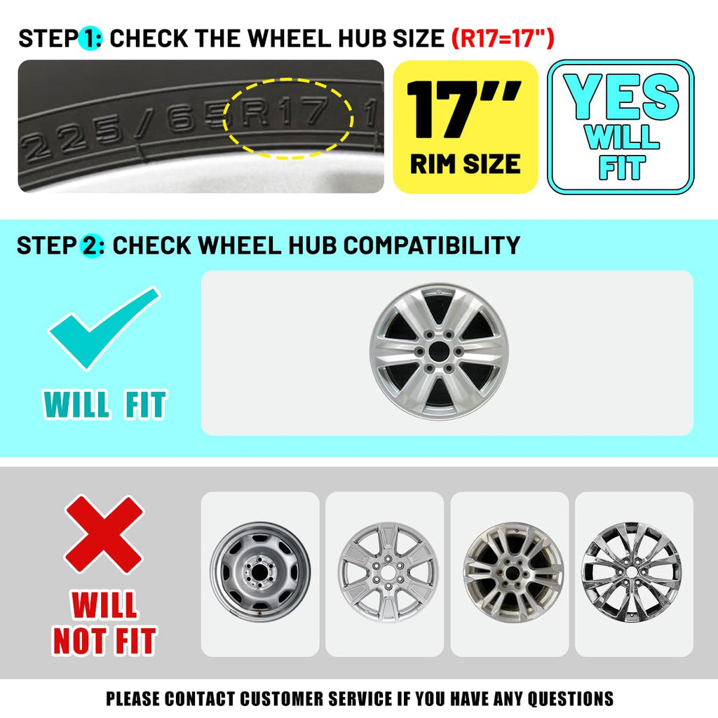 17" Alloy Wheel Wheel Skins for 2015-2020 Ford F-150 Model