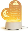 Baptism Gifts for Girl Boy, Cozy Baby Nursery Night Light for Bedtime Prayer, Baby Christening Gifts for Boys Girls