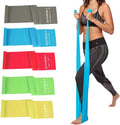 Resistance Bands for Working Out, Physical Therapy, Exercise, Pilates, Yoga | Latex-Free Stretch Bands for Women or