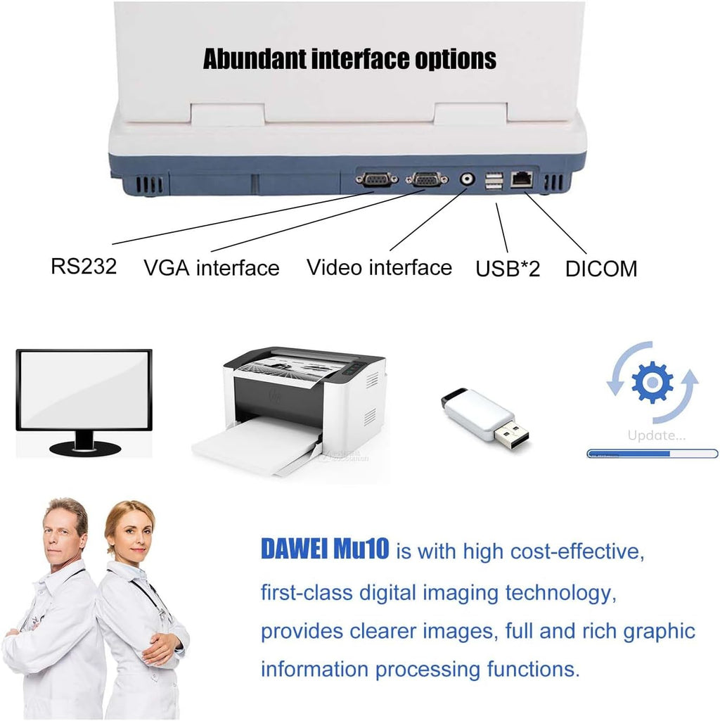 Veterinary Ultrasound Scanner Laptop Ultrasound Machine with 3.5Mhz Convex Probe for Animals Dog,Goat,Pig,Sheep use