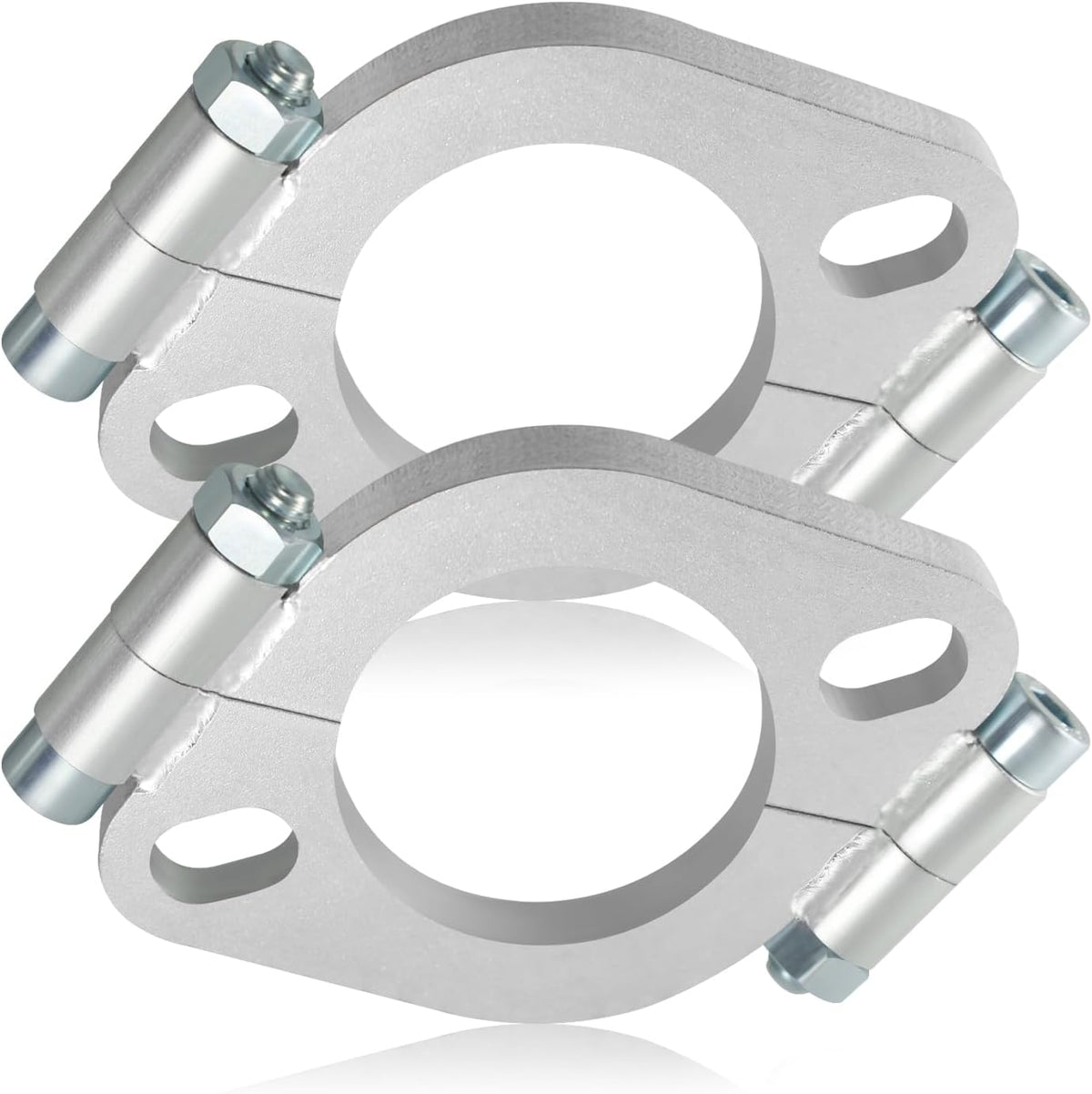 2 inch Exhaust Flange Repair kit, 2PCS Split Flanges with 2 Bolts.