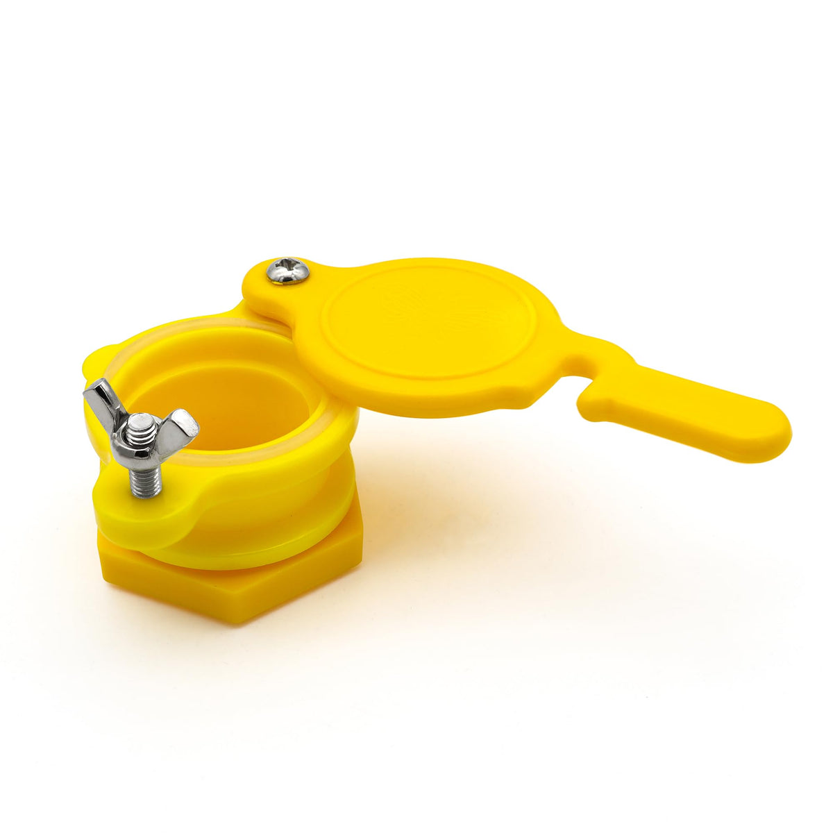2Pcs Honey Gate Valve for Extractor, Yellow